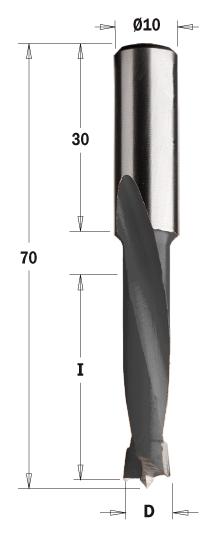Wiertło nieprzelotowe długie L=70mm 311